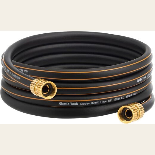 Giraffe Tools Leader Hose 5/8 inch, 15ft Short Garden Hose, No Kink