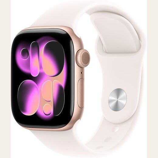 Apple Watch Series 11 GPS 42mm, Rose Gold Aluminium, Sport Band