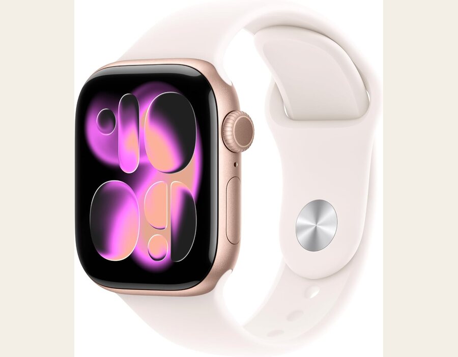 Apple Watch Series 11 GPS 42mm, Rose Gold Aluminium, Sport Band