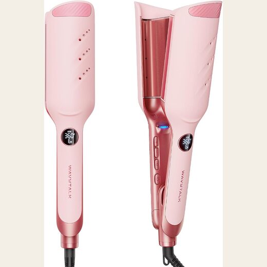 Wavytalk Power Wave Hair Crimper, Ionic Hair Waver, Beach Waves Curling Wand