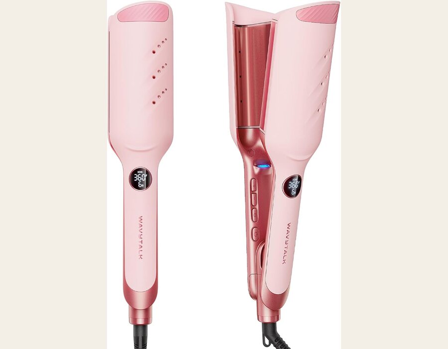 Wavytalk Power Wave Hair Crimper, Ionic Hair Waver, Beach Waves Curling Wand