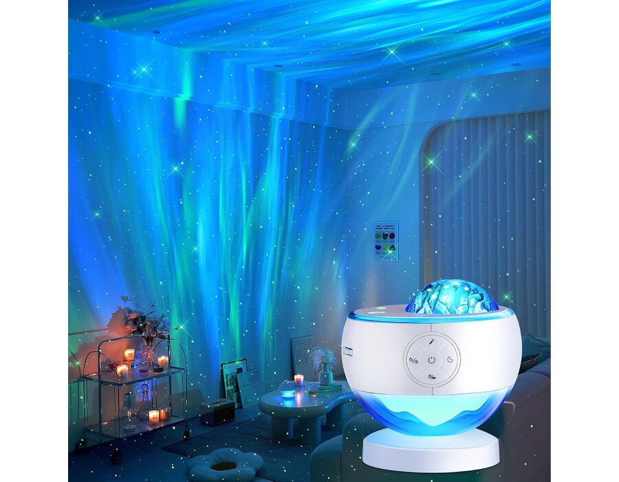 Galaxy Projector Sound Machine, Aurora Night Light Projector