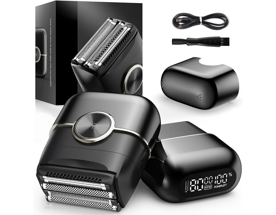Electric Foil Shavers for Men: 4 Floating Blades and Dual Speed
