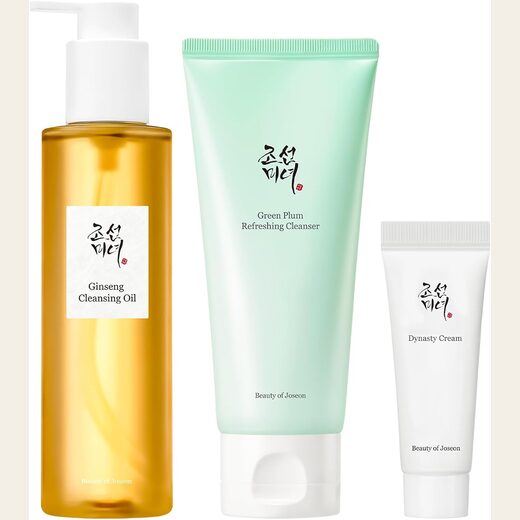Beauty of Joseon Double Cleansing Duo with Glass Skin Moisturizer Gift Set