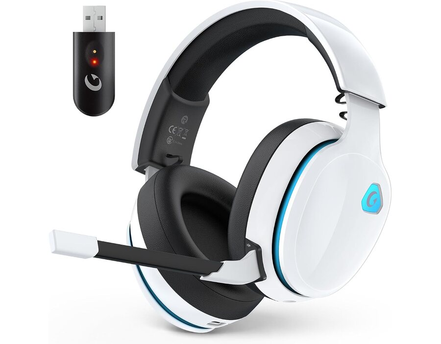 AOC 2.4GHz Wireless Gaming Headset for PS5, PS4, PC, Switch, 45Hr