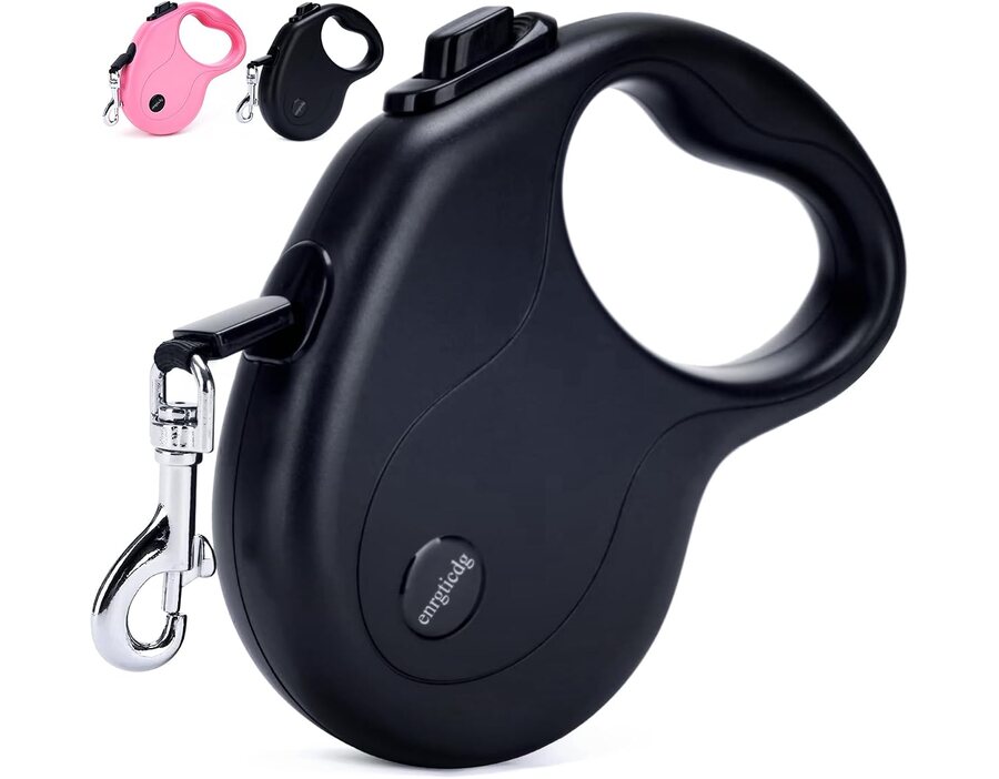 enrgticdg 16Ft Retractable Dog Leash, Light Weight Leash for Small