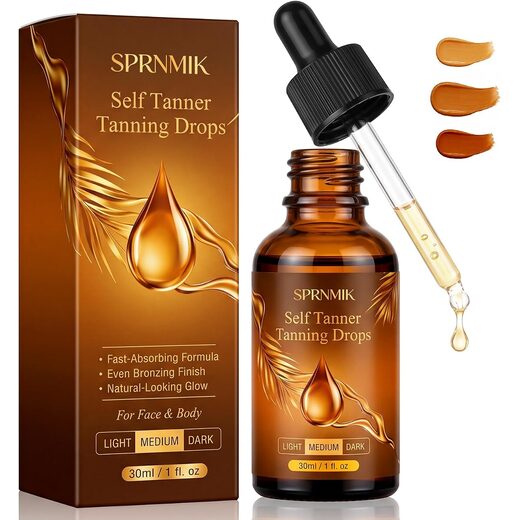 Self Tanning Drops for Face and Body, Face Self Tanner Drops