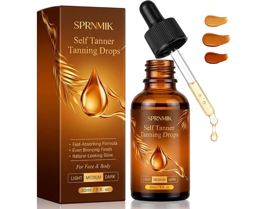 Self Tanning Drops for Face and Body, Face Self Tanner Drops