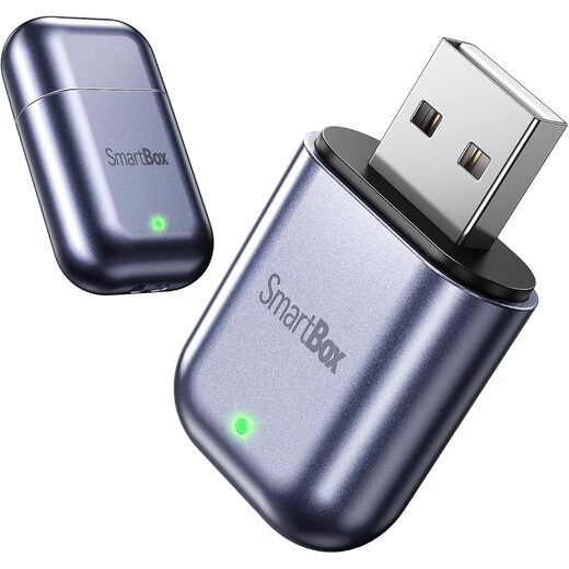 Wireless CarPlay Adapter for iPhone 2026 Upgraded, Ultra-Mini USB