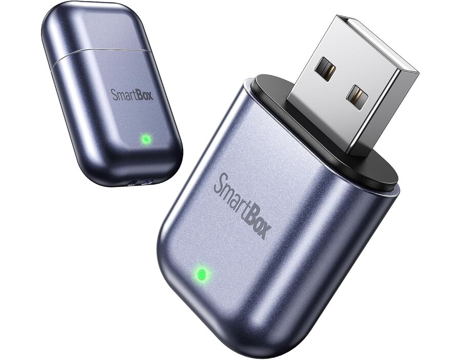 Wireless CarPlay Adapter for iPhone 2026 Upgraded, Ultra-Mini USB