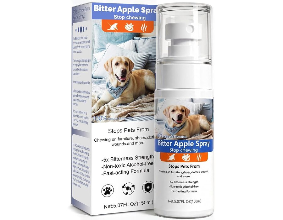 Bitter Apple Spray for Dogs, No Chew Spray to Stop Chewing