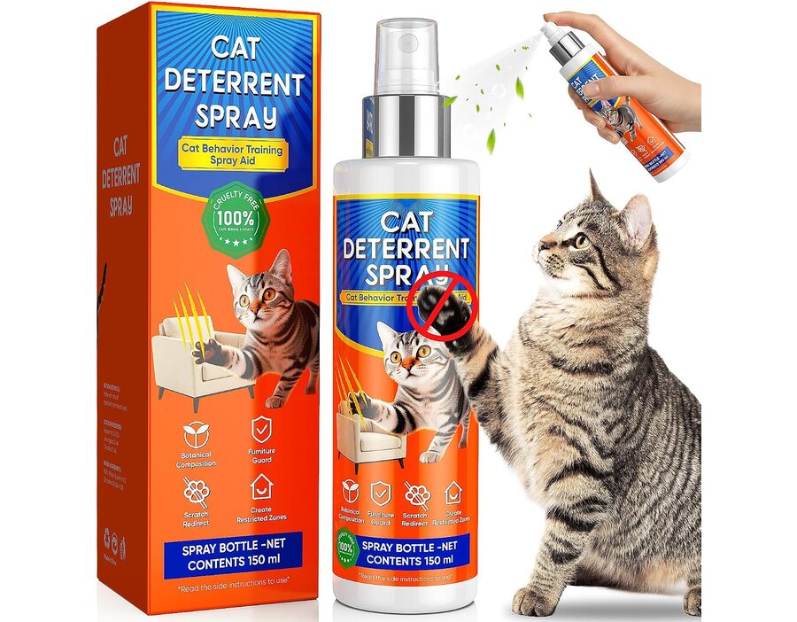Cat Deterrent Spray for Furniture Protection